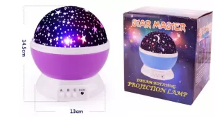 Đèn chiếu sao tự xoay 360 độ , kèm cáp